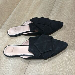 JCrew Suede Mules